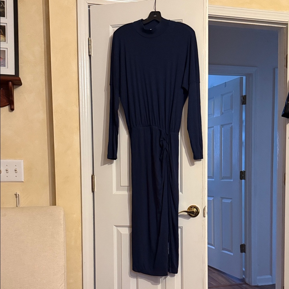 Michael Stars Dark Blue Long Sleeve Dress